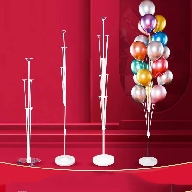 1 conjunto de suporte de balão flutuante de mesa, decoração de festa de aniversário, banho de bebê, casamento, suprimentos para festa, acessórios de balão