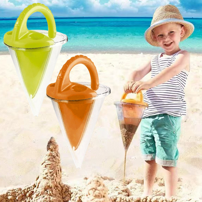Juguetes de Arena para Niños, Embudo de Arena para Lavado de Arena, Juguetes Creativos para Esculpir Arena en la Playa, Herramientas para Fiestas de Verano en la Playa