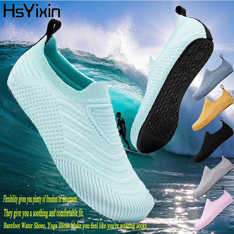 Calcetines de buceo al aire libre con parte inferior antideslizante y antideslizante, calcetines de playa de secado rápido, calcetines para surf y snorkel, zapatos de buceo wat