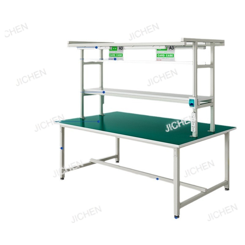 JC anti-static workbench Tiefangtong paint double-sided workbench workshop workbench anti-static packing table packing table
