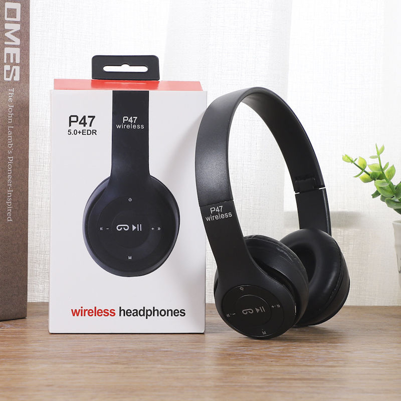 Casque stéréo P47 5.0 casque Bluetooth série pliante casque de jeu de sport sans fil pour iphone HuaWei XiaoMi