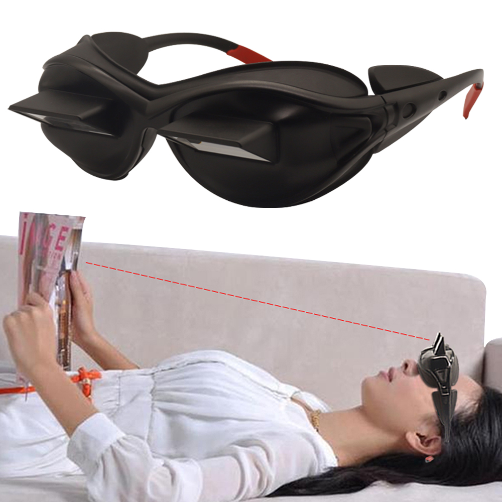 Lettori creativi occhiali pigri prisma occhiali periscopio occhiali da letto verticali a 90 gradi posa arrampicata lettura guardare la TV