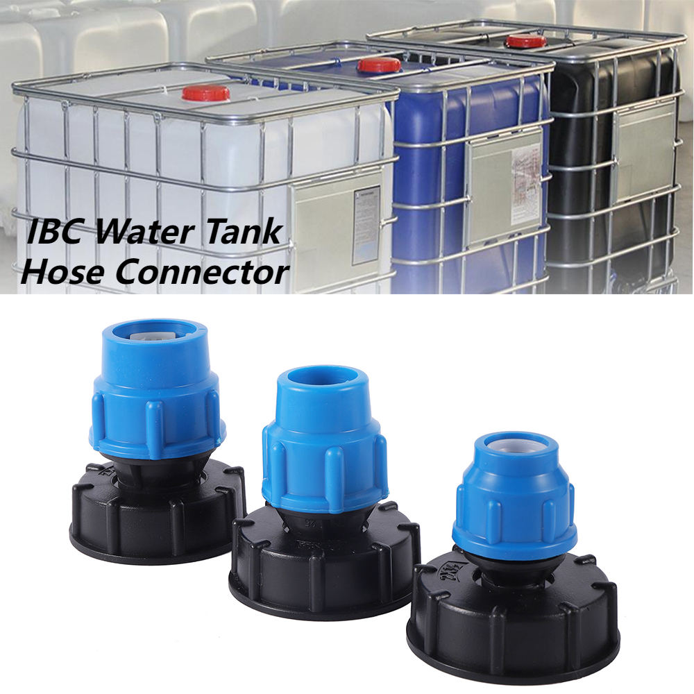 1Pcs 20/25/32มม.IBC Tank อะแดปเตอร์ IBC อะแดปเตอร์ Water Tap Connectors สวนน้ำถังที่ต่อสายยางอุปกรณ์เสริมสวนอุปกรณ์