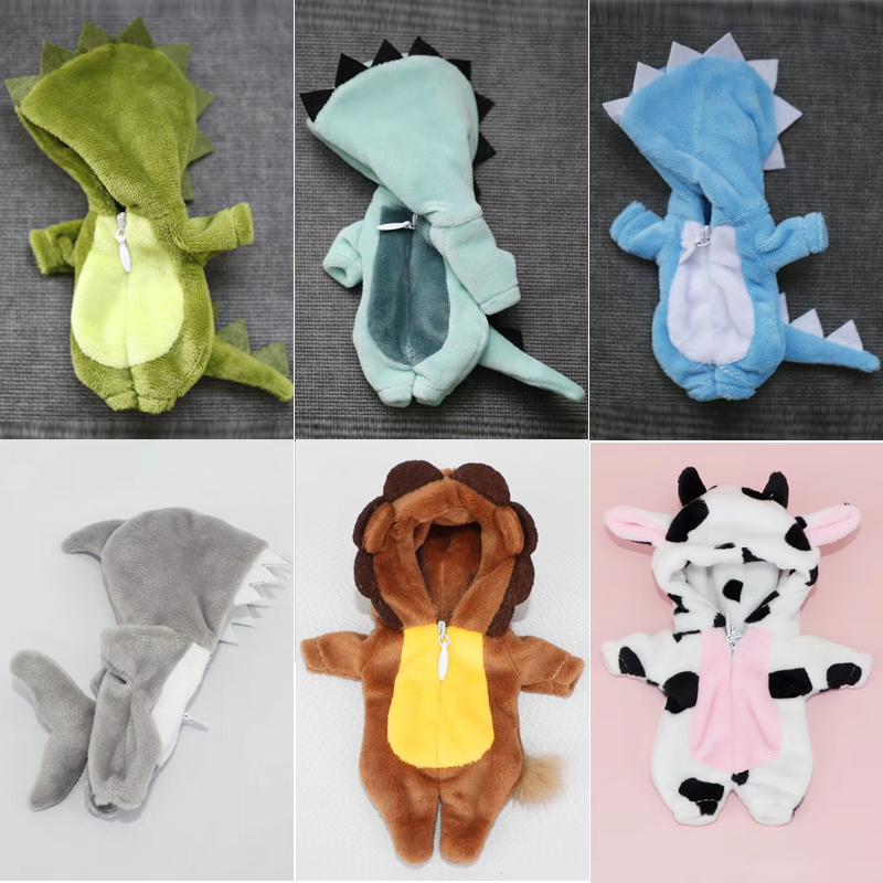 Nieuwe Leuke Dinosaurus Dier Monster Pop Kleding voor ob11,obitsu 11,molly, gsc,1/12 BJD Pop Accessoires Kleding BJD pop Kleding