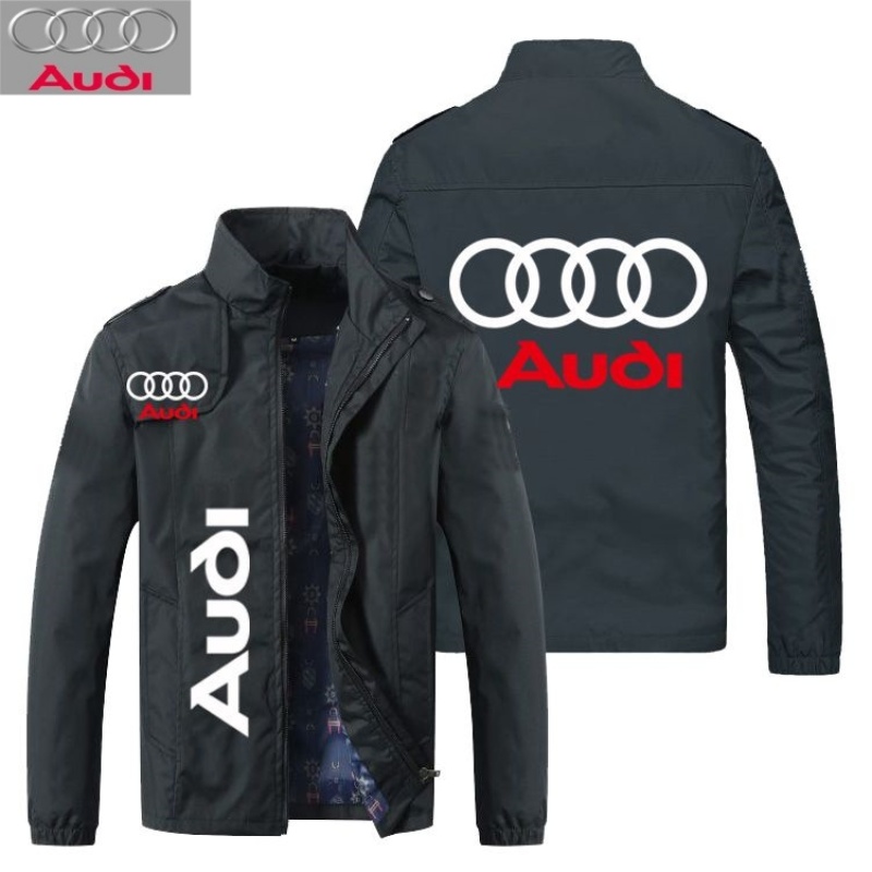 Новинка 20%, спортивная куртка Audi, модная куртка с принтом, летняя уличная тонкая повседневная куртка, мужской ветрозащитный топ