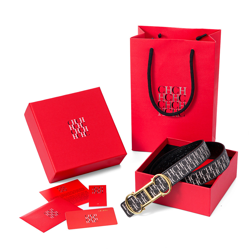 Conjunto de Cinto Reversível Feminino em Caixa Elegante, Usável dos Dois Lados com Design de Letras Estilosas, Cinto de Vestido com Fivela Dourada e Prateada 2026