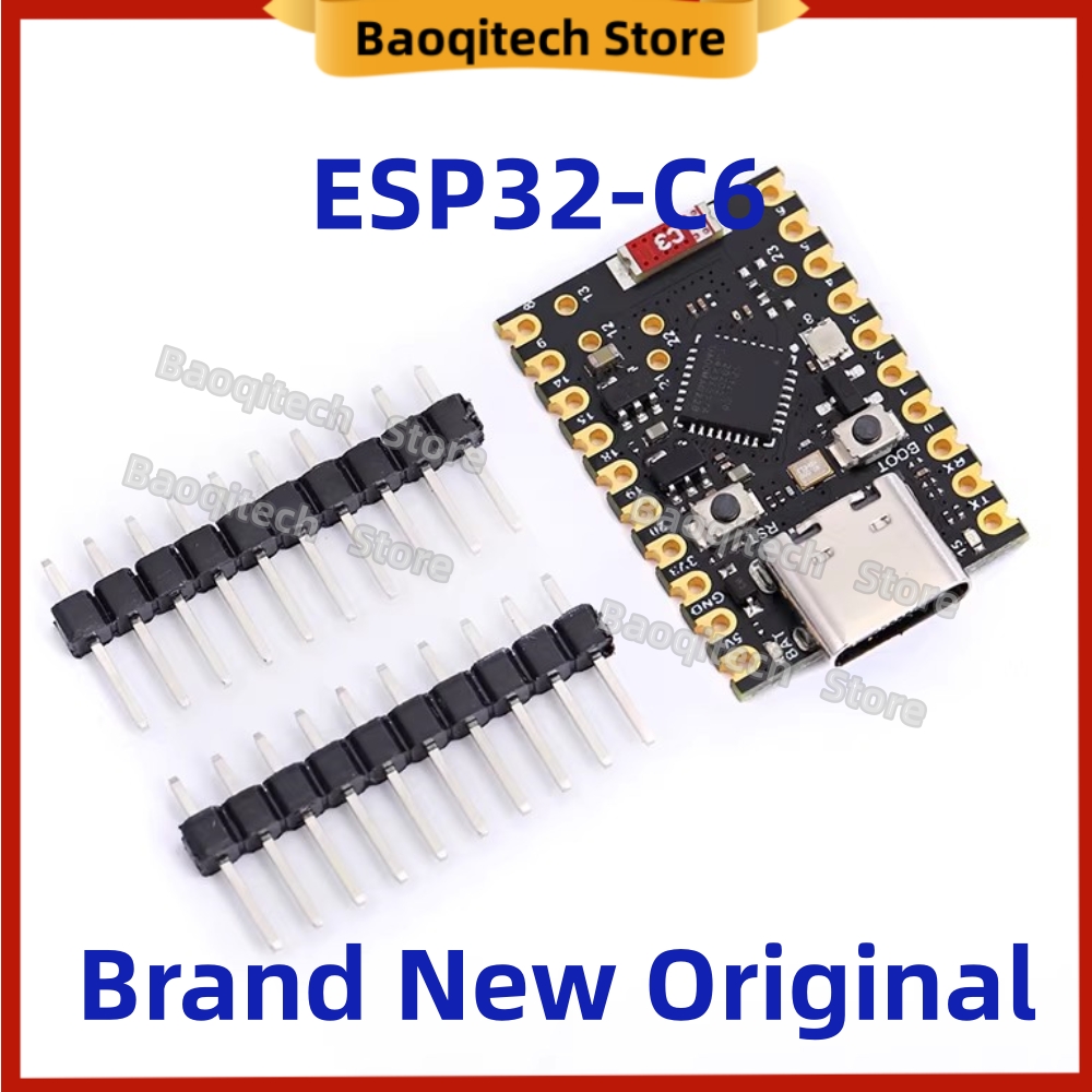 Carte de développement ESP32-C6 SuperMini, carte centrale de programmation et d'apprentissage pour microcontrôleur