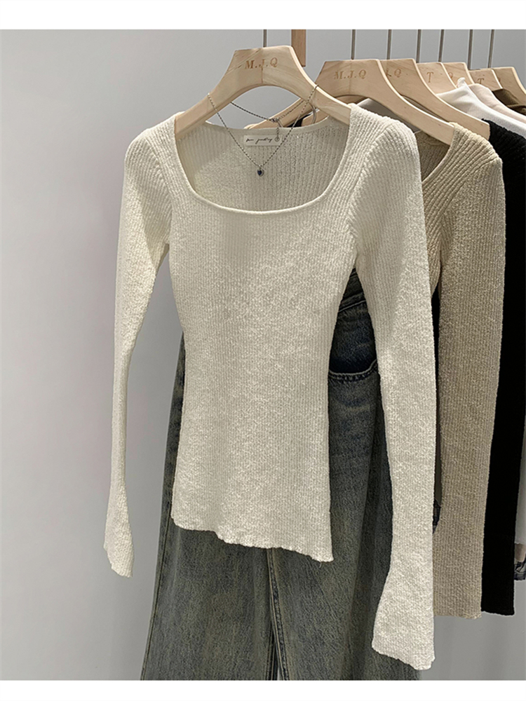 Suéter de mujer, suéteres de invierno para mujer, jersey Traf, tejido grande para mujer, prendas de vestir exteriores de punto holgadas de manga larga, ropa de mujer
