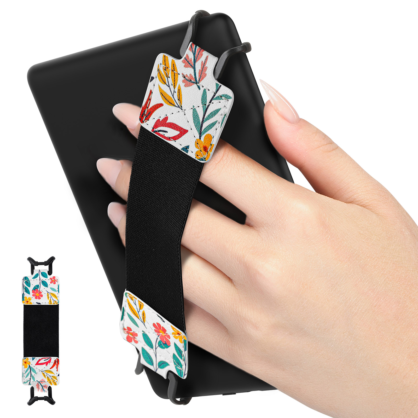 MoKo Correa de mano de seguridad para tableta Kindle eReader Fire de 6-8 pulgadas - Kindle/Kobo/Voyaga/Lenovo/Sony Kindle E-Book Tablet, versión elástica