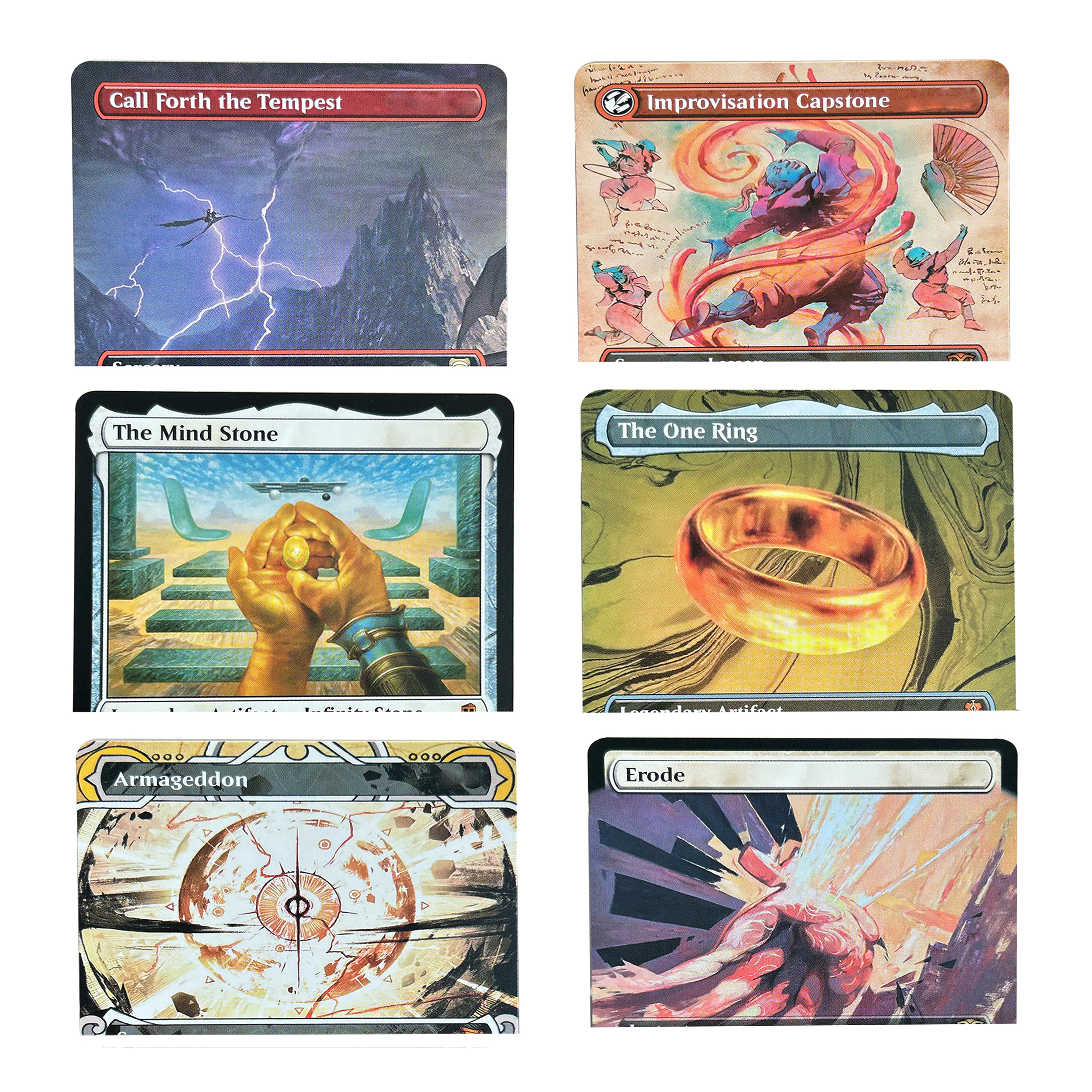 HOLO Erode SOS Flusterstorm SOA EN Roep de Tempest LTC Roaming Throne aan # 258 The Mind Stone MSH TCG Kaarten Bordspel