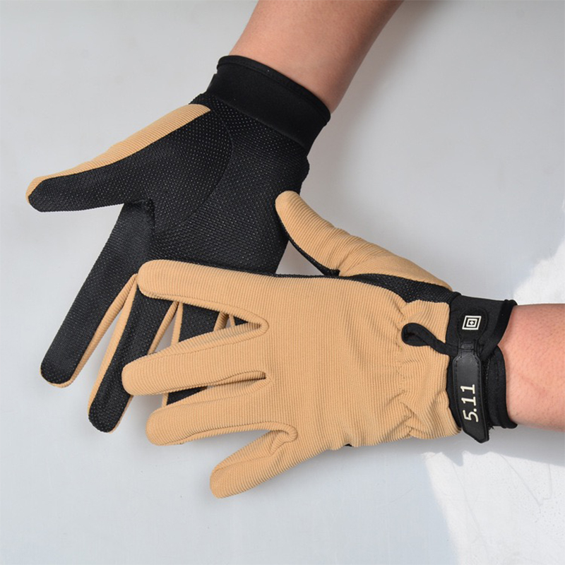 Luvas táticas de verão masculino leve respirável ao ar livre ciclismo pesca esportes antiderrapante feminino luva de dedo cheio meio dedo