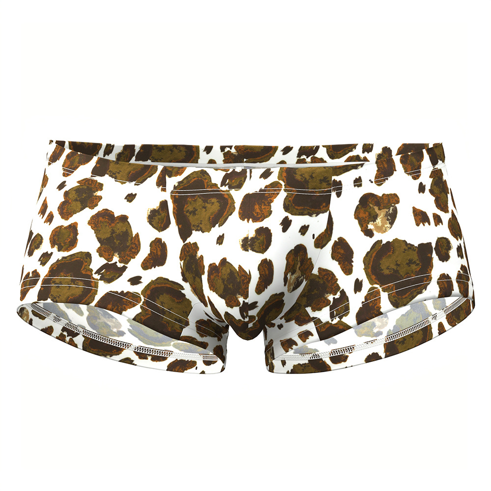 Ropa interior de poliéster de secado rápido para hombre, boxers para hombre, ropa interior estampada transfronteriza DS250213