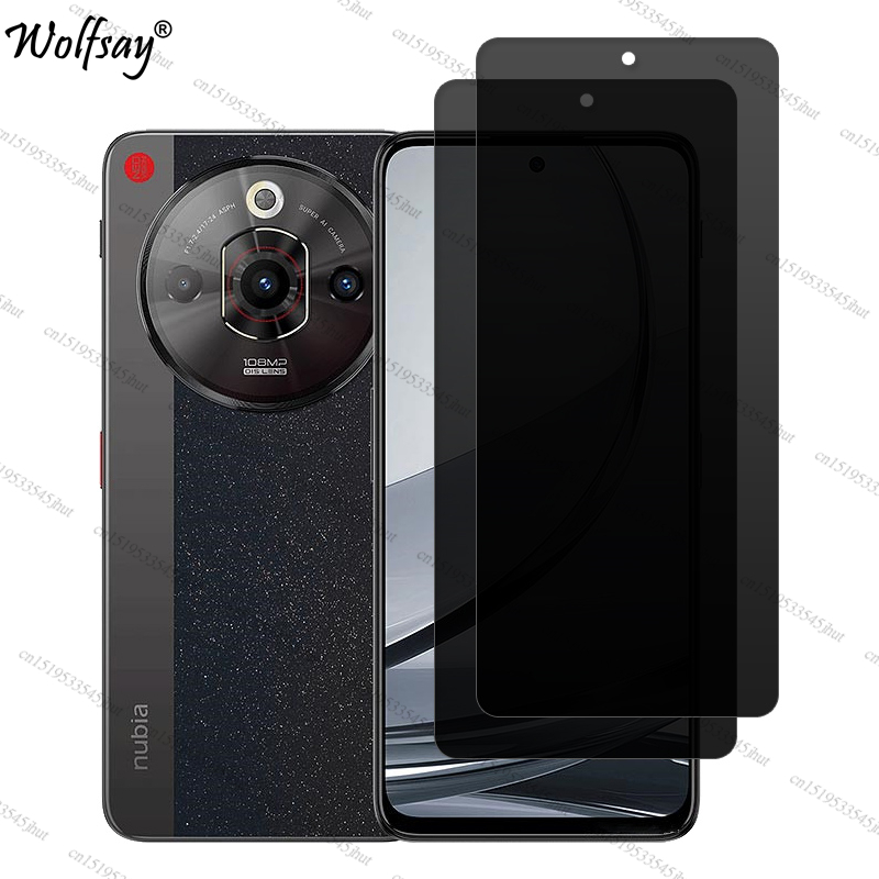 Verre trempé Anti-espion pour ZTE nubia Focus Pro protecteur d'écran de confidentialité ZTE nubia Focus Pro verre pour ZTE nubia Focus Pro verre