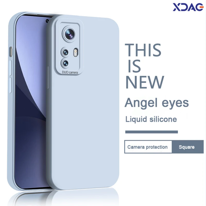 Funda de teléfono Angel Eye para Xiaomi 12 12S Pro Ultra Lite NE 12X Dimensity silicona líquida Mi12 12Pro 12SPro 12Lite 5G contraportada