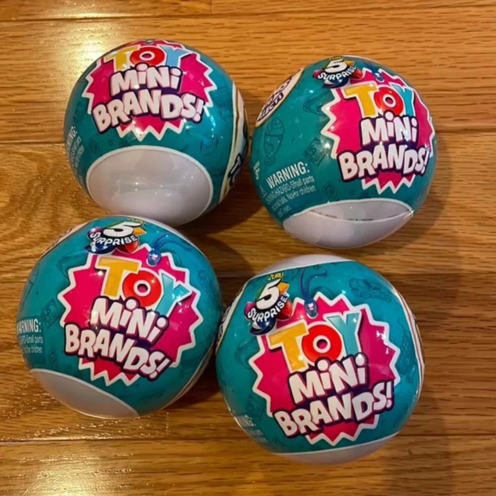 Zuru mini marcas brinquedos 5 surpresa mini marcas brinquedo original supermercado brinquedo em miniatura brinquedos mistério caixa cega série 1