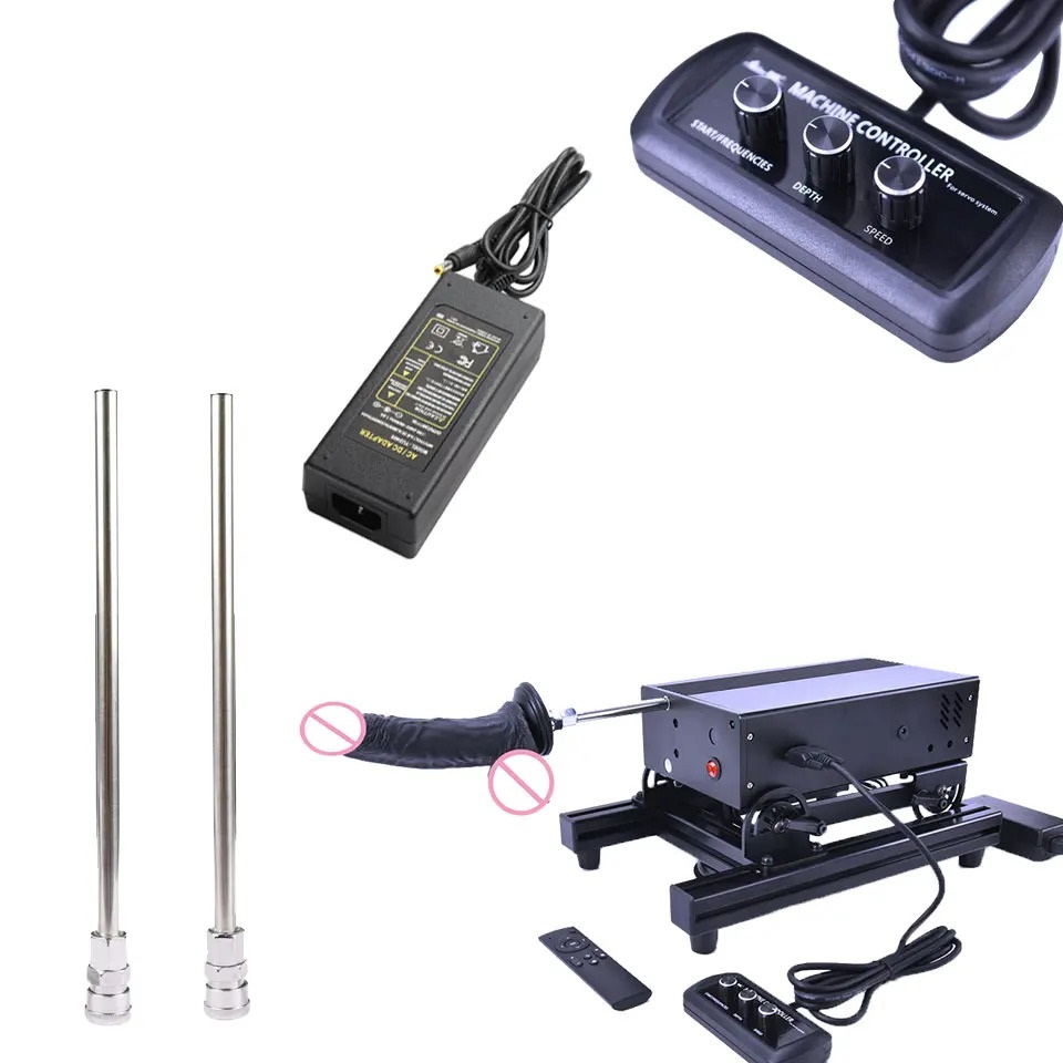 FREDORCH Sex Machine con Telecomando e Controllo della Velocità, Vibratore con Controller a Filo, Modello Compatibile F8, Adattatore di Alimentazione