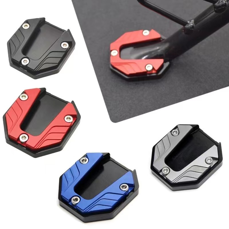 Podpórka motocyklowa Podkładka antypoślizgowa Powiększalnik Podstawa Podpórka Przedłużenie Powiększalnik Skuter Motorower Podkładka pod stopę CNC Stop aluminium