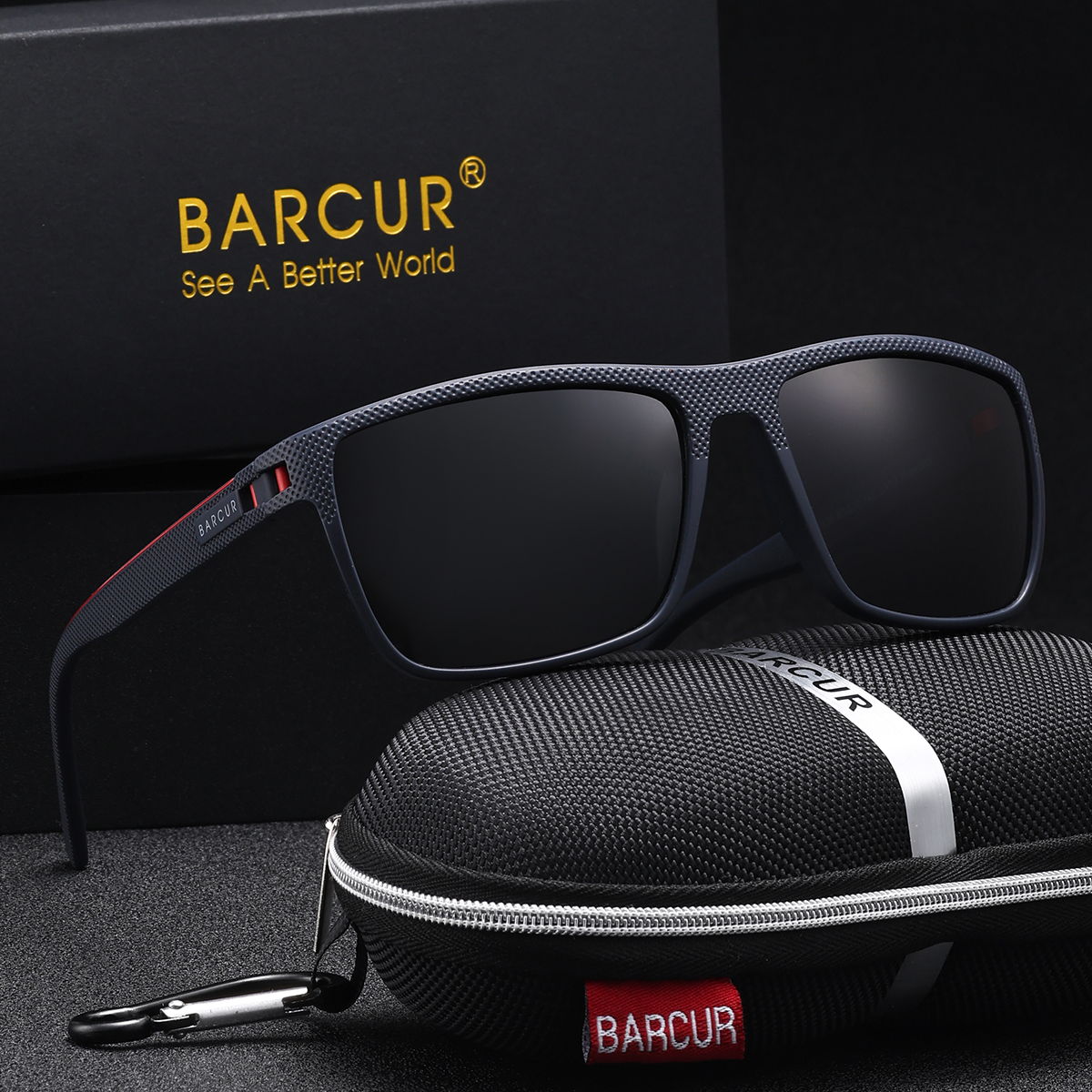 BARCUR Lightweight And Comfortable Classic Basic Sunglasses With Tac Lens Material That Is Uv Resistant, Versatile For Daily Use