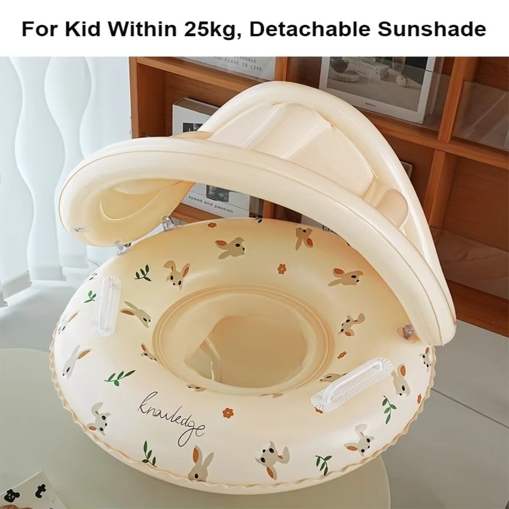 Asiento Flotante Inflable Seguro para Piscina, Anillo de Asiento Inflable para Natación, Juguete Acuático, Anillo de Natación para Bebés