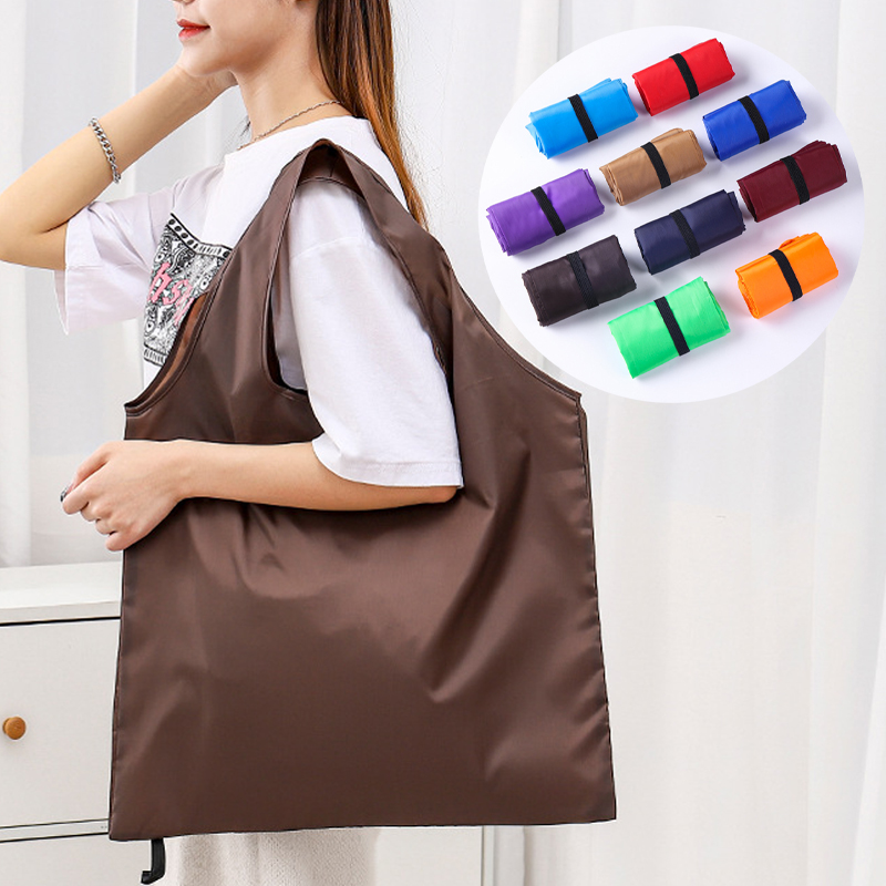 Bolsa de compras plegable, bolsa de viaje reutilizable para comestibles, bolso de un hombro ecológico para viaje, bolsa de mano con estampado de Cactus de dibujos animados