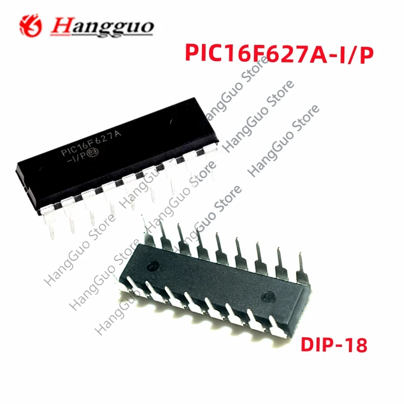 20Pcs/Lot Original  PIC16F627A-I/P PIC16F627A DIP-18 IC Best quality