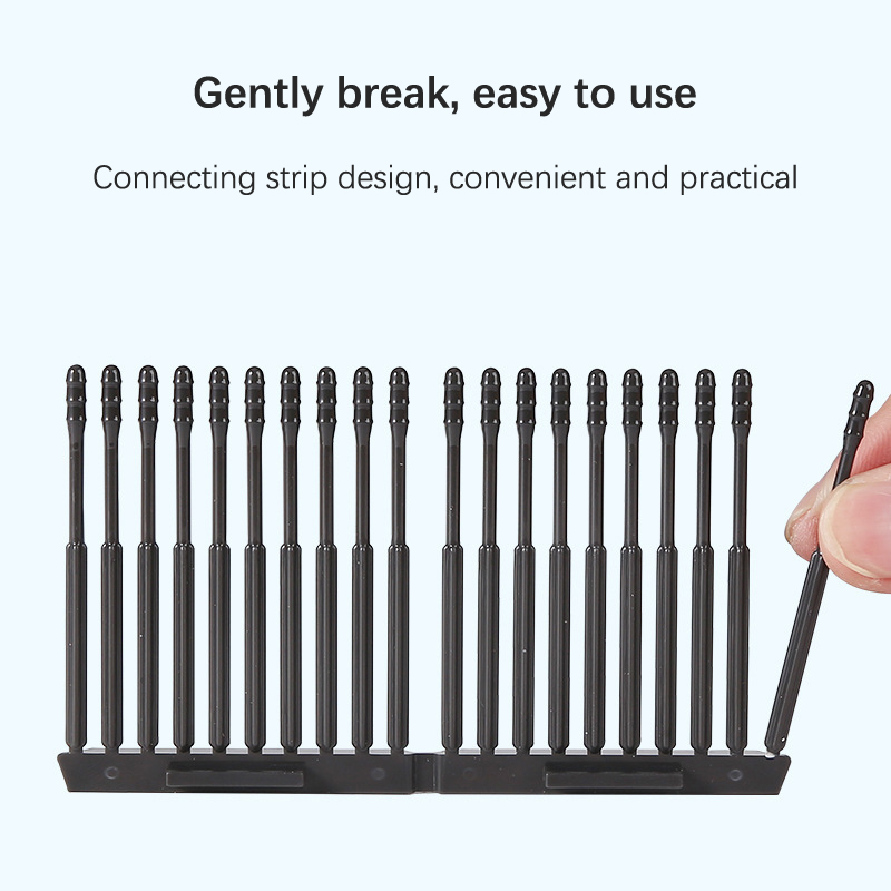 20 piezas hisopos de oreja pegajosos desechables portátiles, selección de puntas en espiral, Kit de herramientas para quitar cera, herramienta de palo limpiador