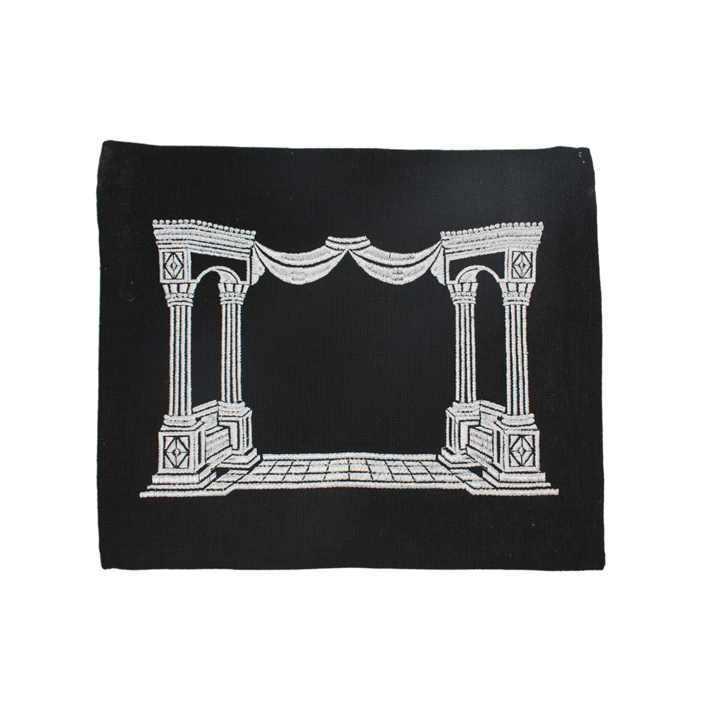 Tefillin torba lniana na Tallit z haftem w stylu domu żydowski prezent chanukkah