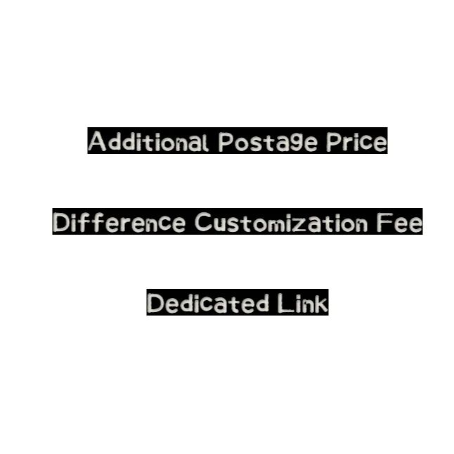 Dedicated Link Additional Postage Price Difference Customization Fee  Dedicated Link