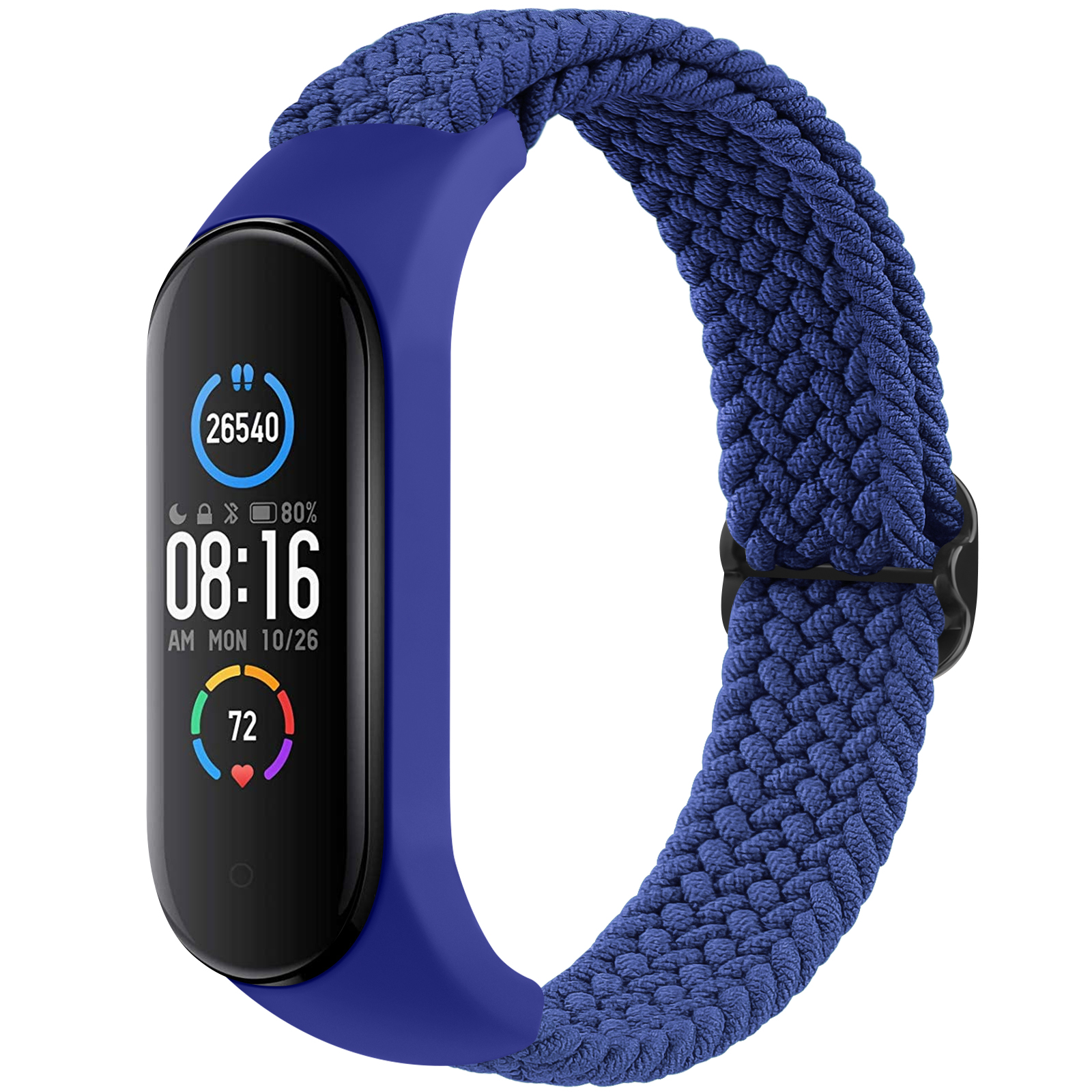 Correa de reloj trenzada para Xiaomi Mi Band 7, 6, 5, 4, 3, pulsera elástica ajustable para Amazfit Band 5, pulsera de repuesto
