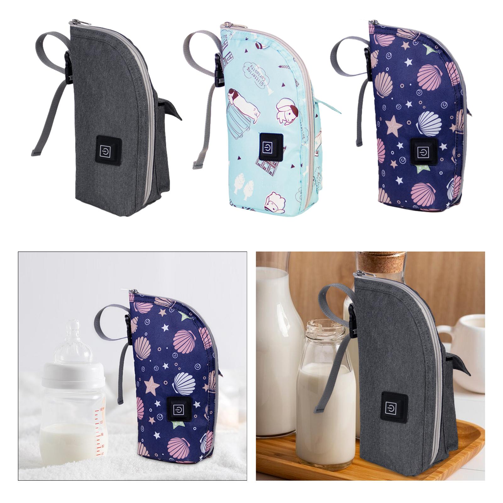 Saco de garrafa de alimentação infantil, suporte de garrafa aquecedor de garrafa de leite materno, aquecedor de leite para viagem