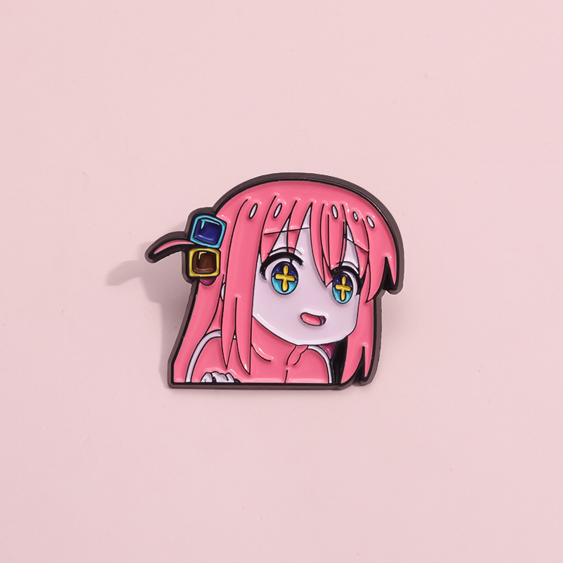 Bocchi the rock anime cosplay broches bonito personagem pinos roupas mochila lapela emblemas moda jóias acessórios presentes