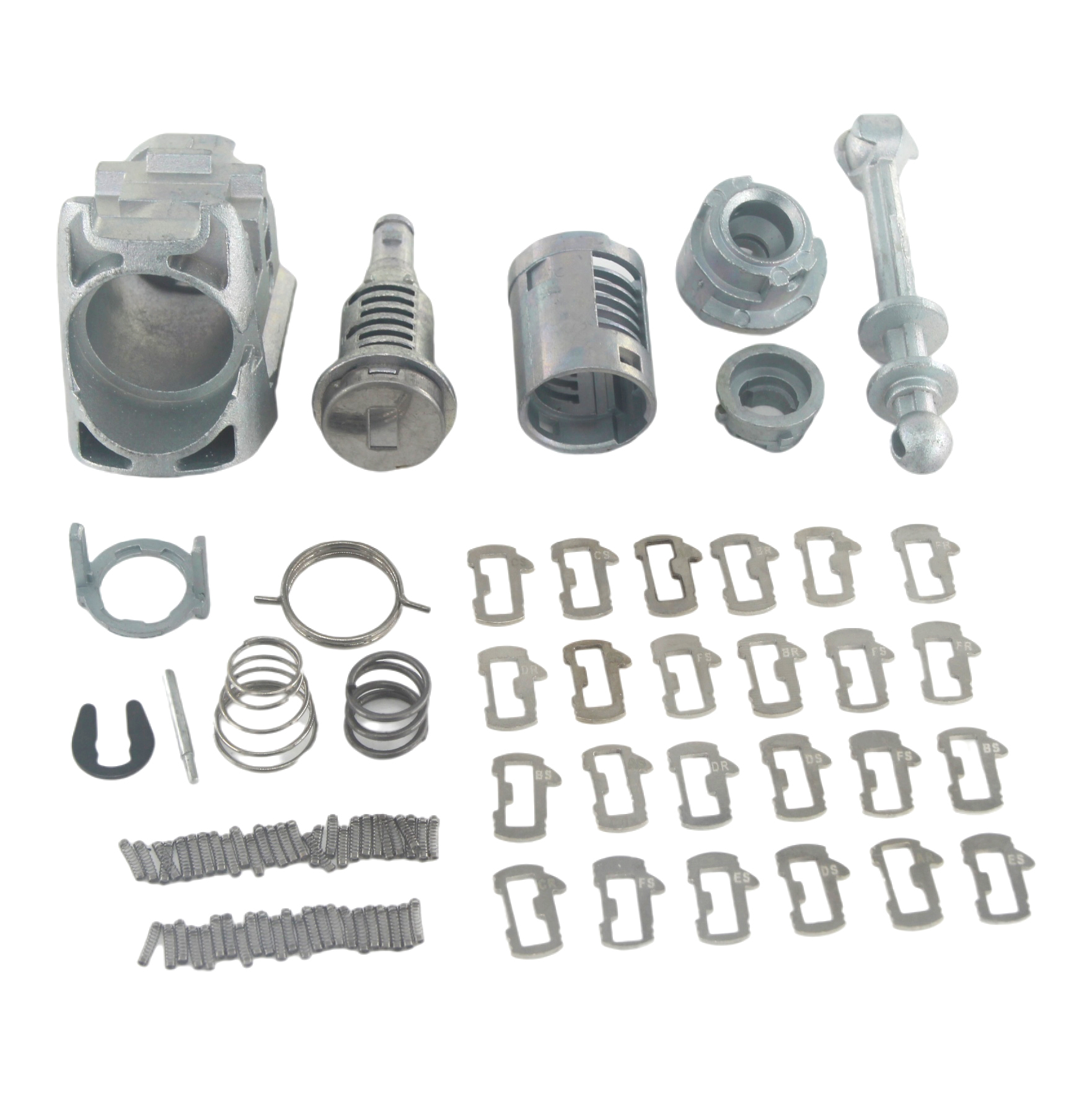 Kit de réparation de baril de serrure de porte avant, sans clé, pour KIT 407, cristaux en C4, Picasso 2004-2011, 2006-2008, AL076