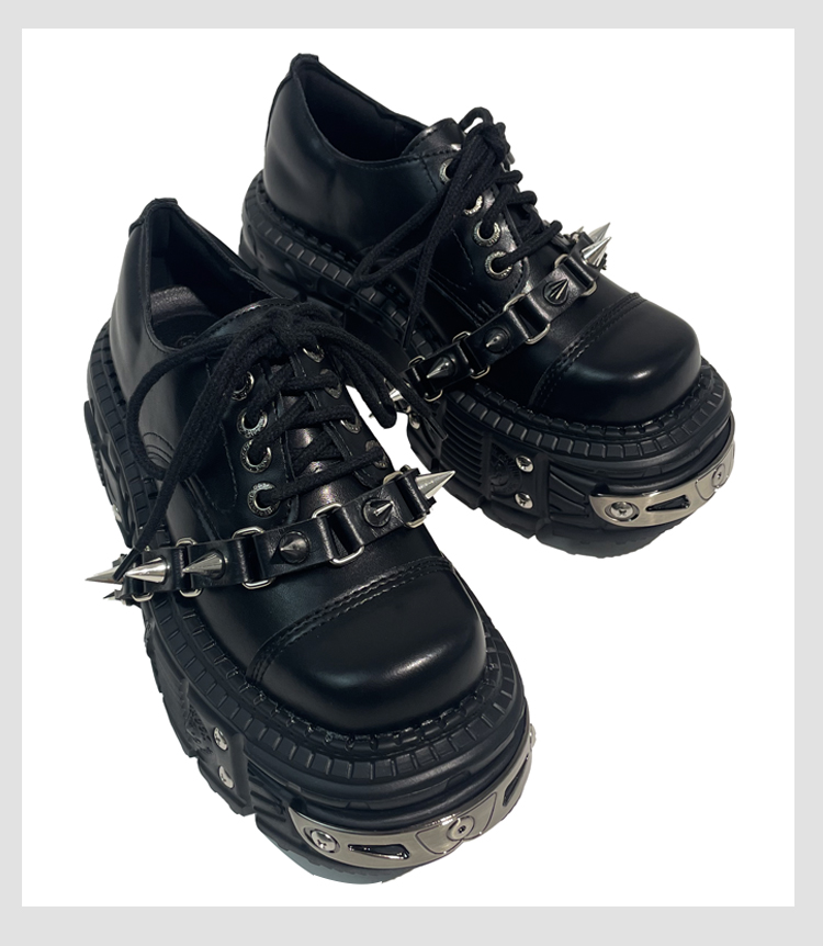 2025 Vrouwen Originele Goth Heavy Metal Subcultuur Muffin Dikke Bodem Kleine Punk Stijl Y2k Babes Enkel Platform Sneakers Schoenen