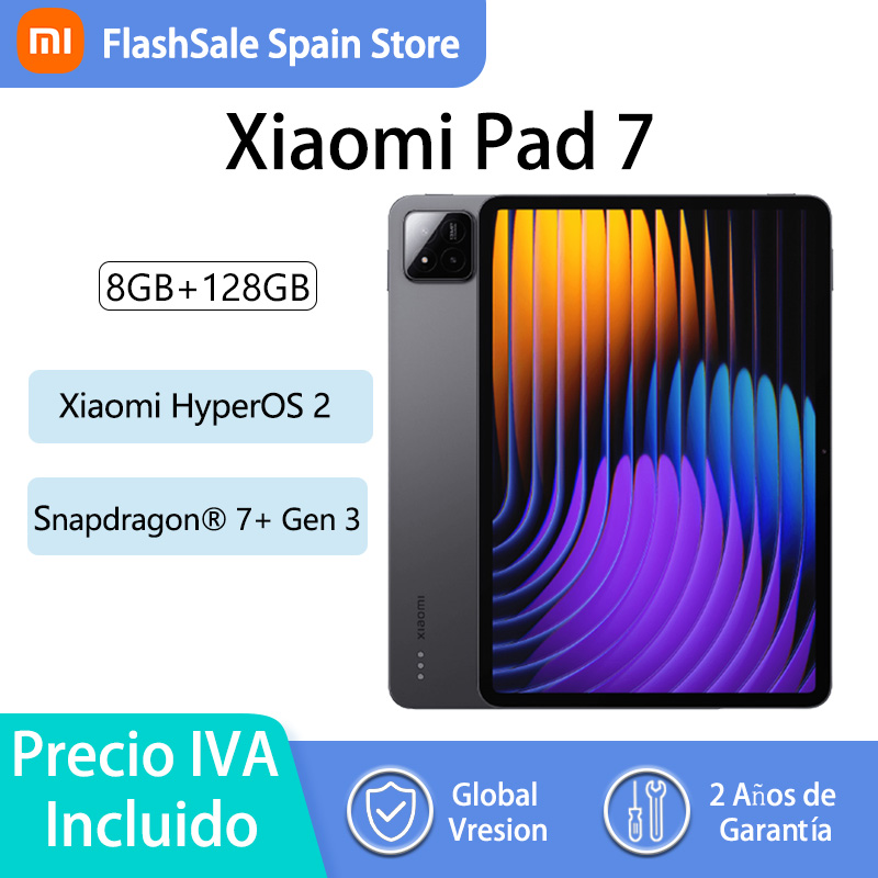 Xiaomi Pad 7 tablet, 11,2" 3,2 K en 144 Hz scherm, Snapdragon 7+ Gen 3, 13 Mp camera, 8850 Mah batterij
