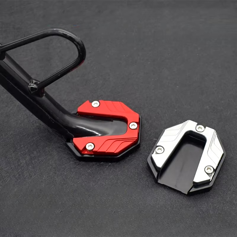 Motorcycle Bikes Kickstand Extender Foot Side Stand Extension Foot Pad Support Plate Motorcycle Accessories