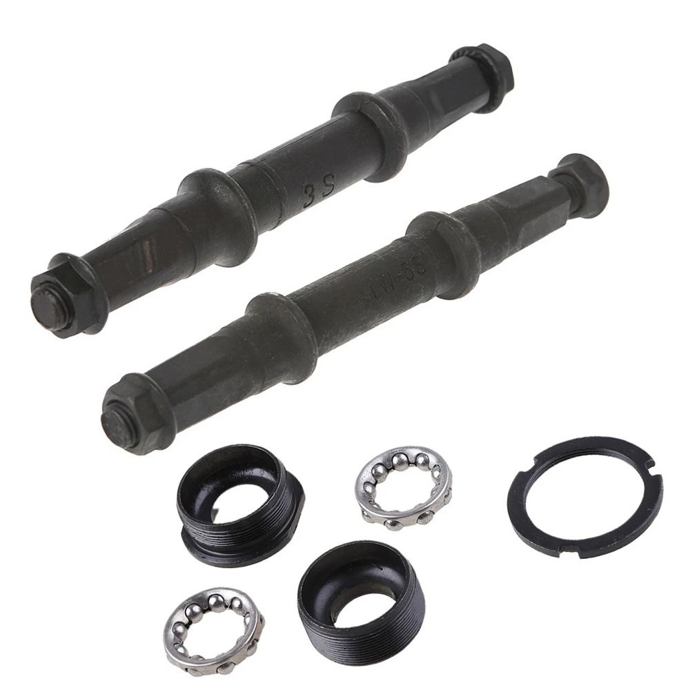 Bicycle Bike Bottom Bracket With Bottom Bracket Square Hole Axle Kit For 68mm BB Shell 3S/5S Middle Axle