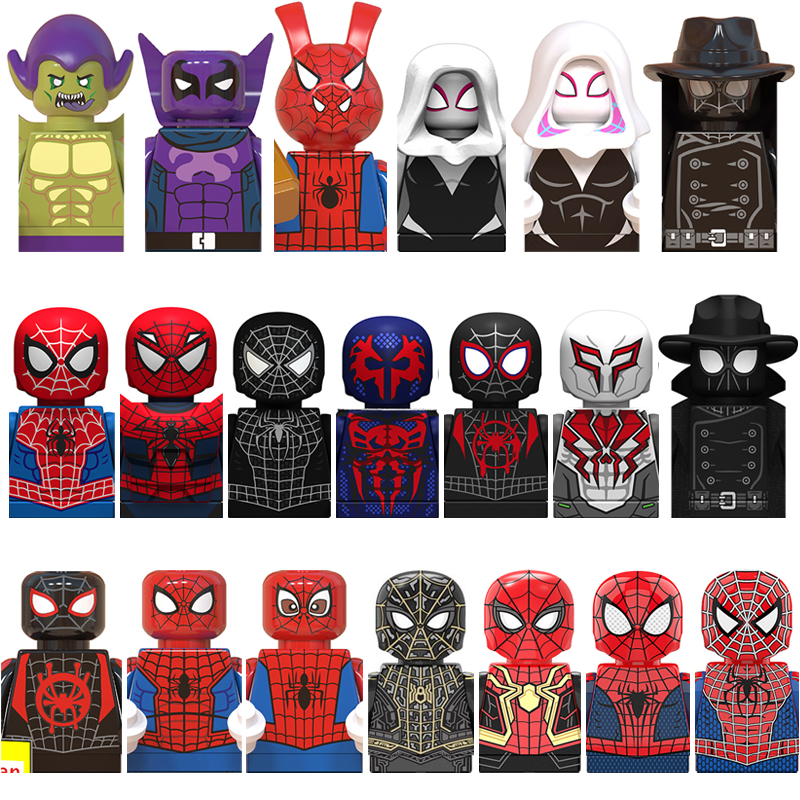 Spider Mini Building Blocks Things Model Figure Blocks Construction Bricks Toys For Children's Gift