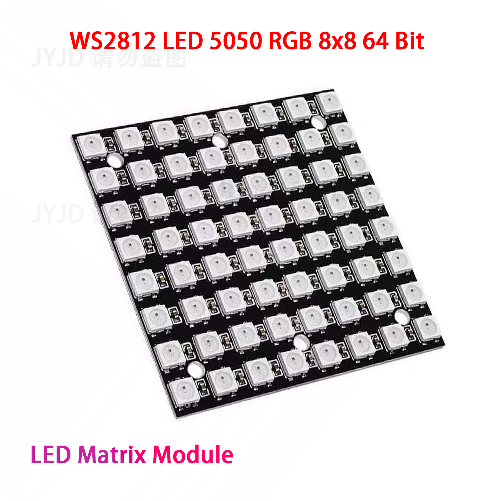 WS2812 LED 5050 RGB 8x8 64-bits LED-matrixmodule voor Arduino