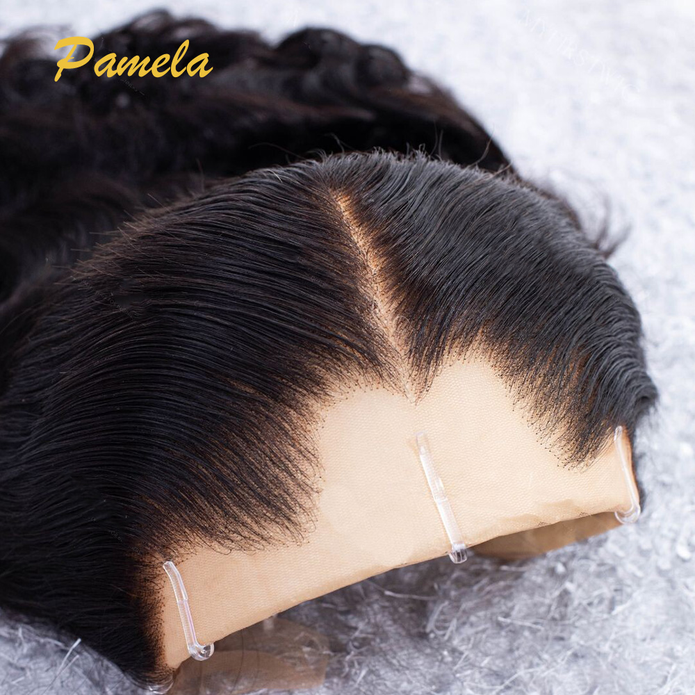 Парик Lagos Hairline 13x4 с невидимой кружевной передней частью, плотность 250%, свободные глубокие волны, из натуральных волос, предварительно пророщенный, предварительно осветленный, без клея