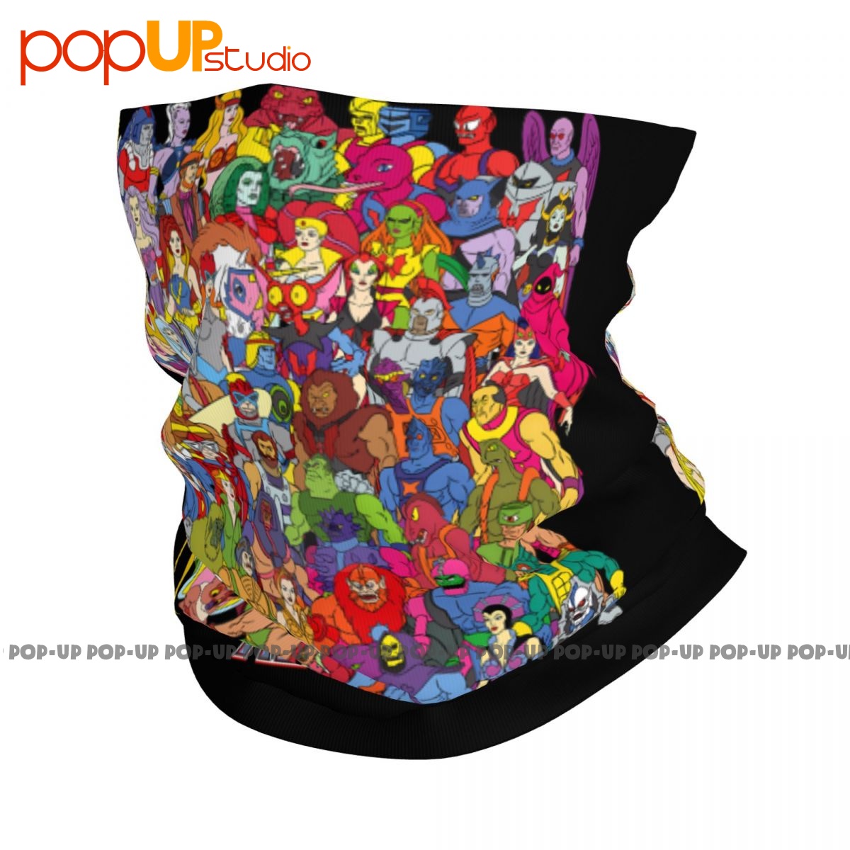 Masters of The Universe Motu Bandana Vintage para Homens, Máscara Facial, Geek, 80S, Esqueleto, Homem, Polainas de Pescoço, Lenço