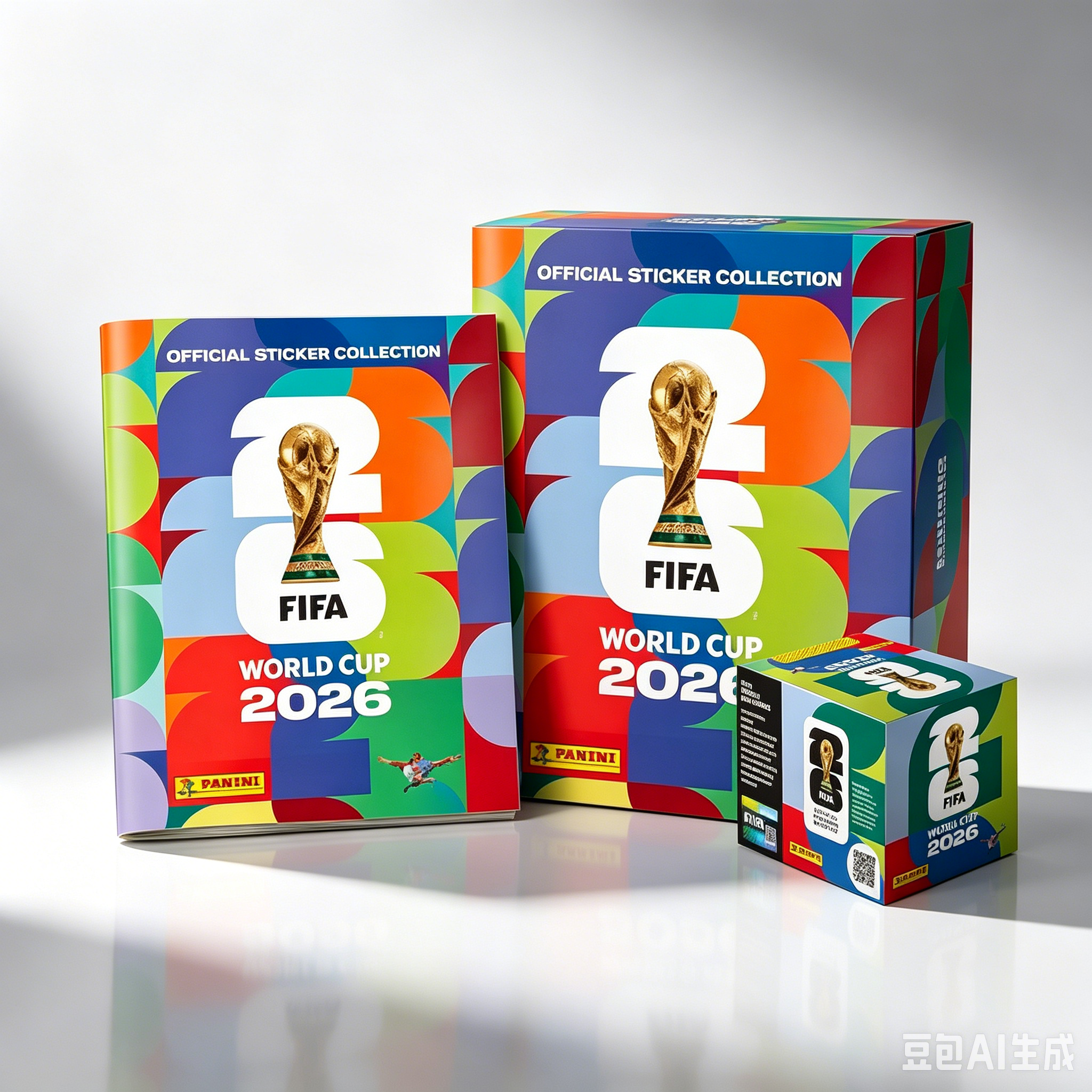 Oficjalny zestaw naklejek i album na naklejki z Mistrzostw Świata 2026, pamiątki piłkarskie, prezent dla fana.
