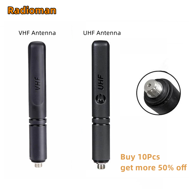 Antena UHF VHF untuk Motorola XIR P8668 P8628 P8620 P8600 P8608 GP328D GP338D DGP8550 DGP5050 DEP550 DEP350 Radio Walkie Talkie