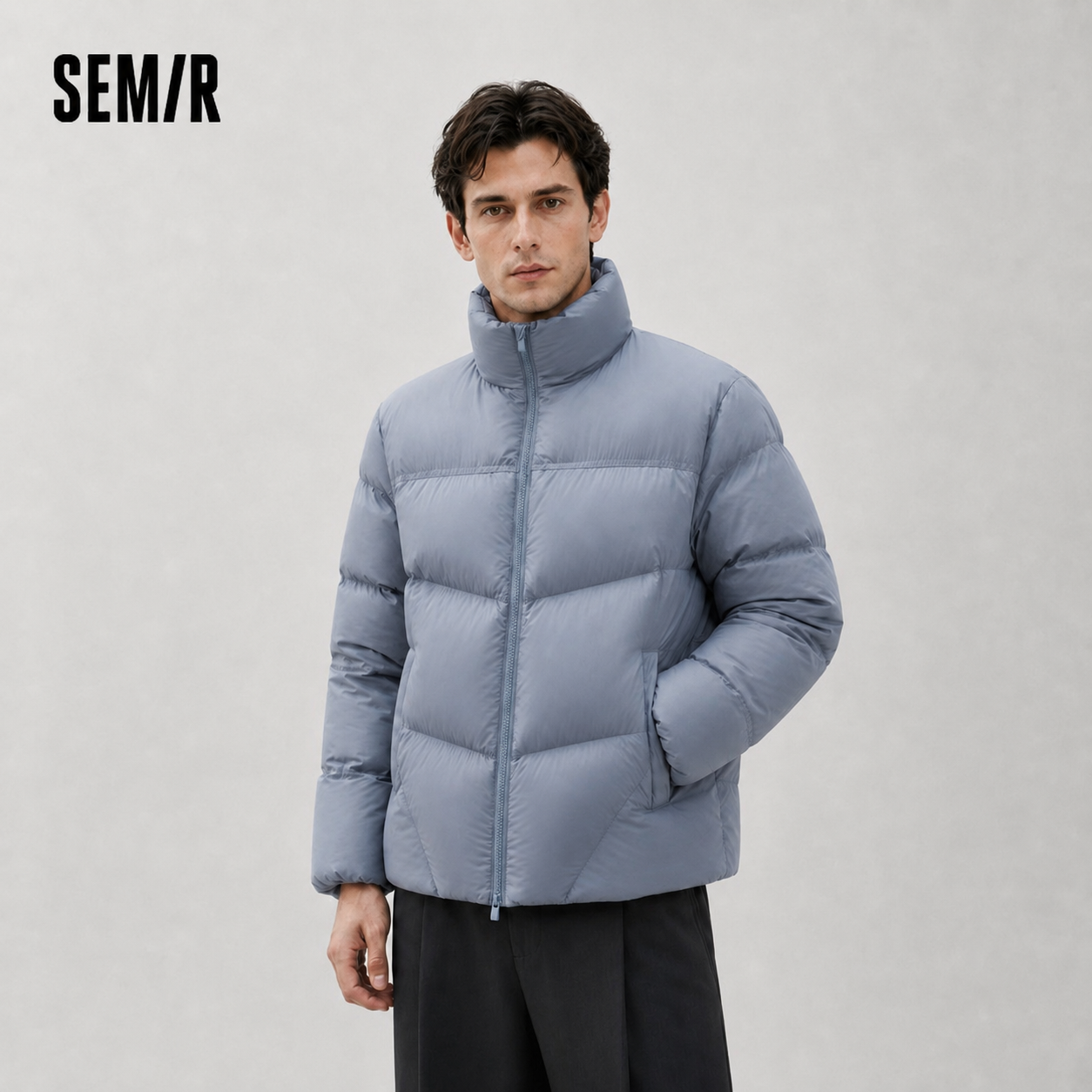 Semir Donsjack Heren Winter 90% Donsvulling Warmtegenererend Driebestendig 2026 Nieuw Paar Opstaande Kraag Puffer Herenkleding