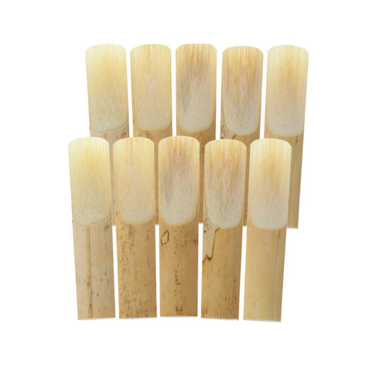 A71P 10 Pack Alto Sax Saxophone Reeds Strength 1.5 2.0 2.5 3.0 3.5 4.0 Saxophone Woodwind Instrument Parts Accessory