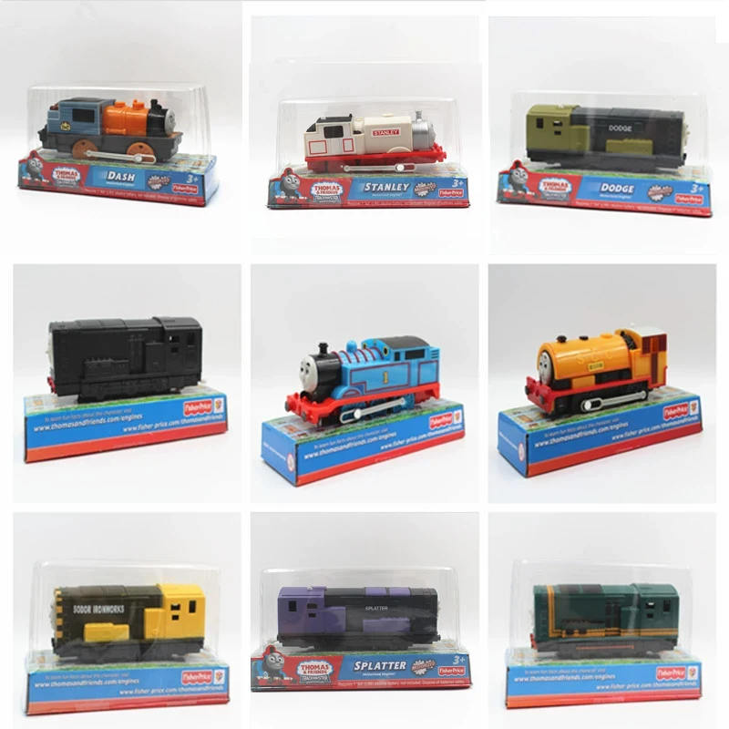 Электрический поезд Thomas and Friends Trackmaster Моторизованный двигатель Литой под давлением игрушки для мальчиков Bash Dash Stanley Splatter Diesel Arry Paxton