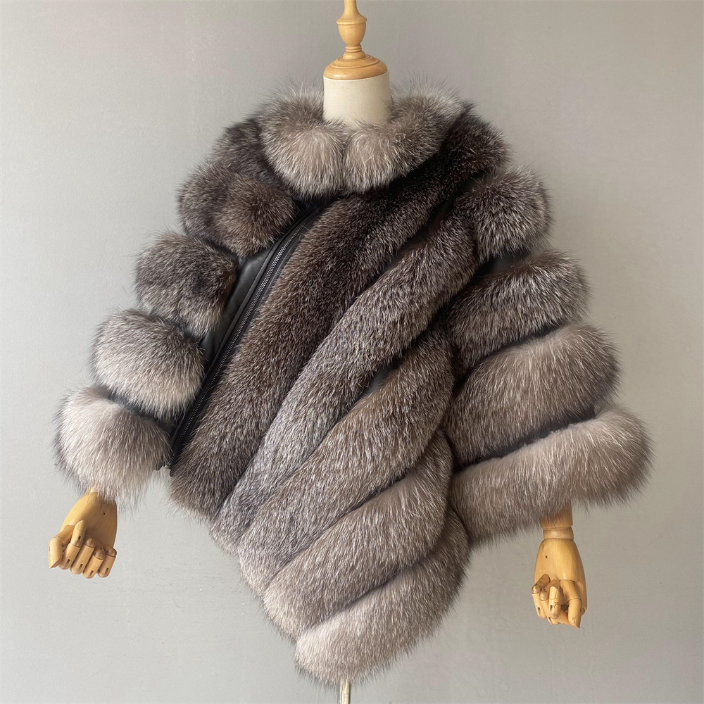 Jaxmonoy frauen Echtpelz Mantel Winter Luxus Natürliche Pelzmantel Damen Mode Warme Neue In Outerwer Hohe Qualität Weibliche 2024