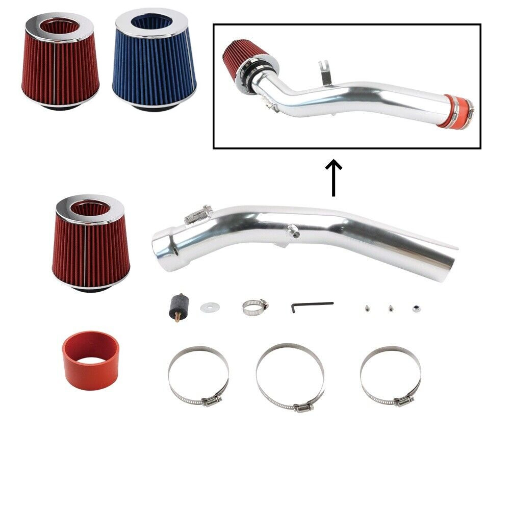 Zestaw filtrów rury dolotowej zimnego powietrza czerwony niebieski do części silnika Lexus IS250 2.5L V6 Lexus IS350 3.5L V6