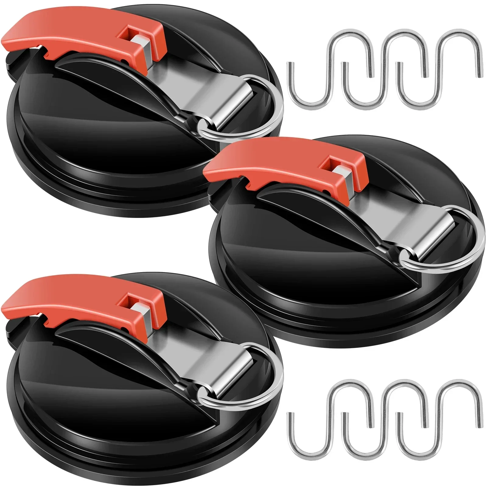 1/2/3/4 Stuks Auto Vrachtwagen Tent Zuig Multifunctionele Camping Tent Beveiligen Haak Auto accessoires Vacuüm Zuignap Auto Accessoires