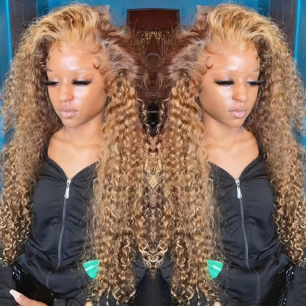 Perruque Lace Frontal Wig Deep Wave 13x4HD, cheveux humains sans colle, réutilisables, 5x5, cheveux Remy bouclés profonds, perruque d'eau profonde, HD