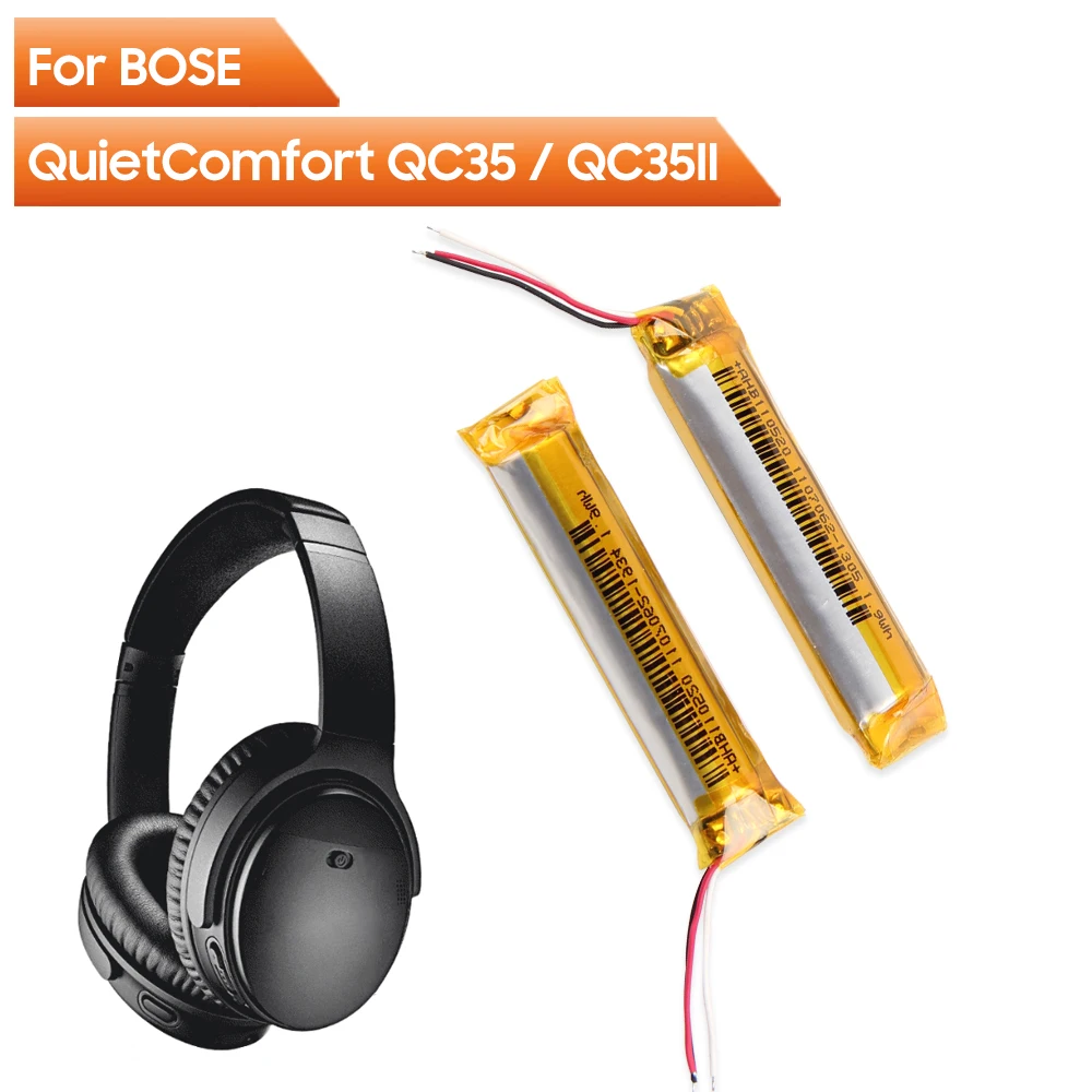 Оригинальный Сменный аккумулятор для BOSE QuietComfort QC35 QC35 II QC45 Беспроводные наушники с шумоподавлением 1,9 Вт/ч